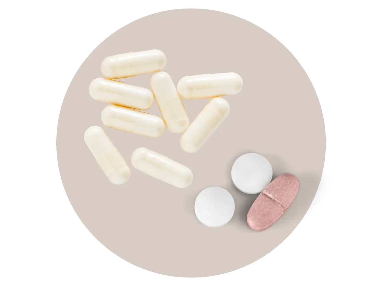 Herkömmliche Nahrungsergänzungsmittel bestehen aus Kapseln, Tabletten, Pulver