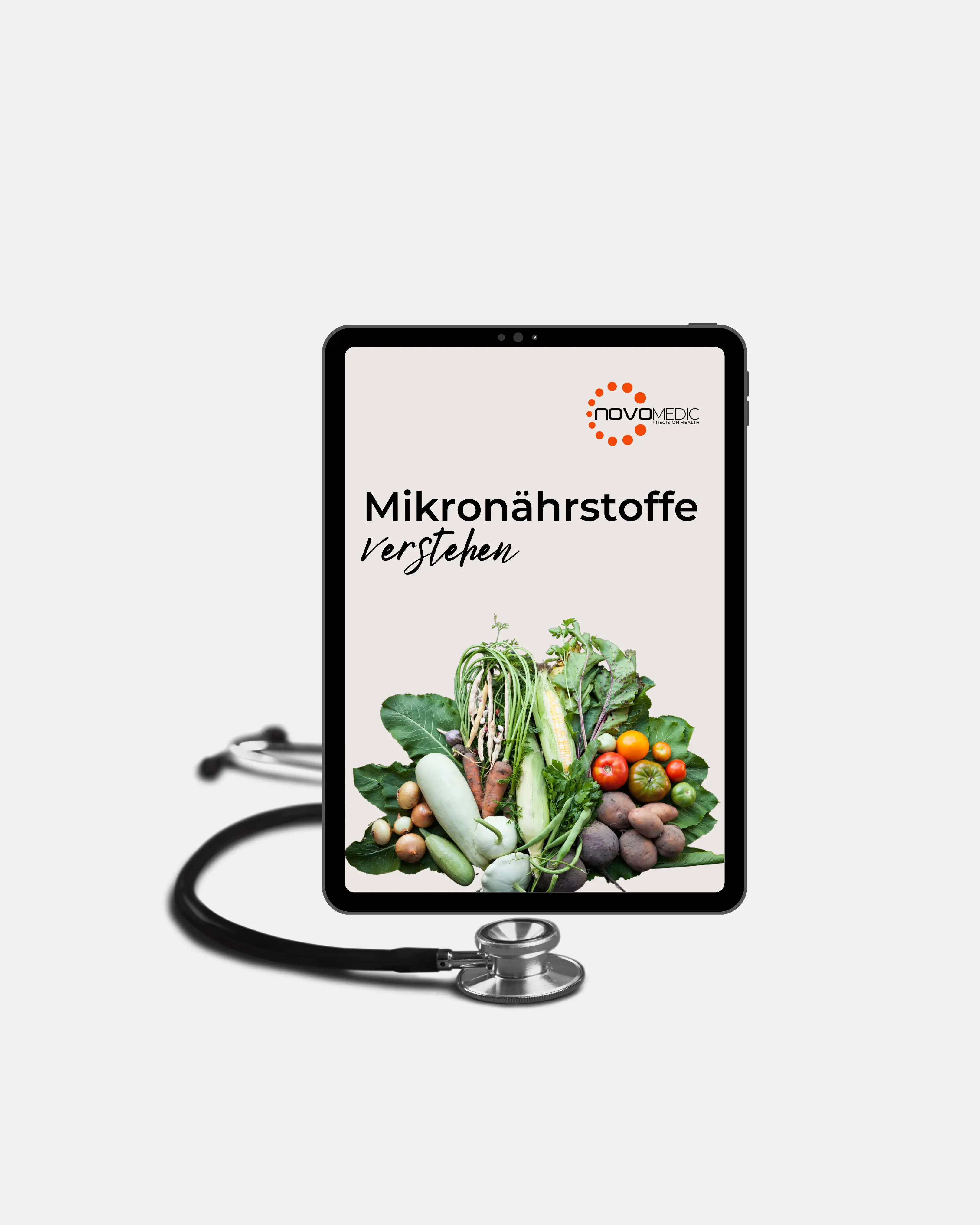 E-Book Mock-up der Mikronährstofffibel in dem u.a. Folsäure enthalten ist