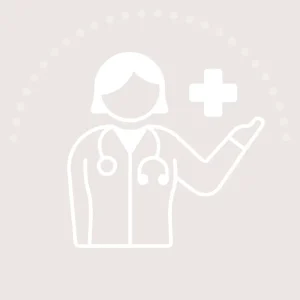 Icon Medizinischen Berater finden Icon eines medizinischen Beraters bei der Blut-Diagnostik oder DNA-Diagnostik wie zB Mikronährstoff-Genetik, Pharmako-Genetik und Präventions-Genetik