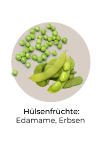 Abbildung von Hülsenfrüchten, die reich an Lutein sind