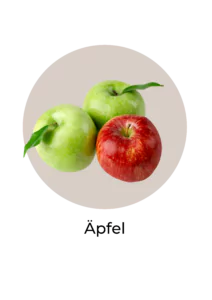 Abbildung von Äpfel, die reich an MSM sind