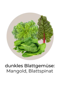 Abbildung von dunklem Blattgemüse, das reich an MSM ist