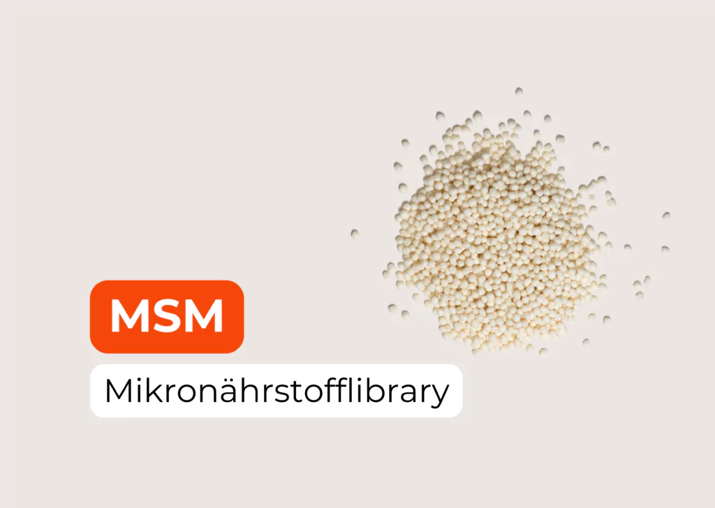 Titelbild MSM Mikronährtofflibrary