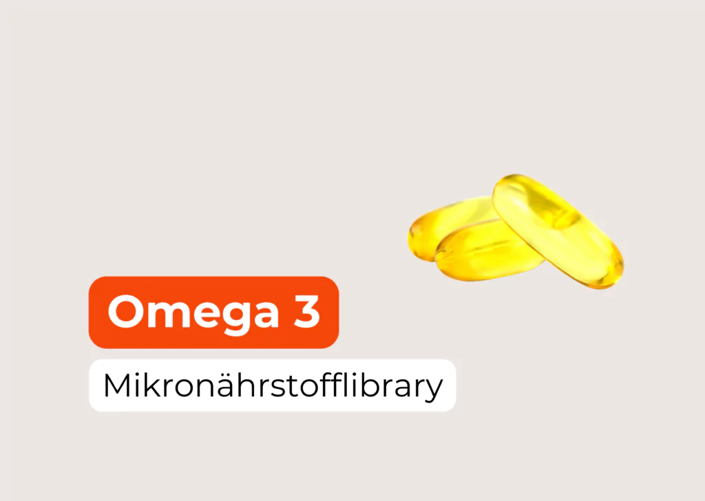 Titelbild Omega 3 Mikronährtofflibrary