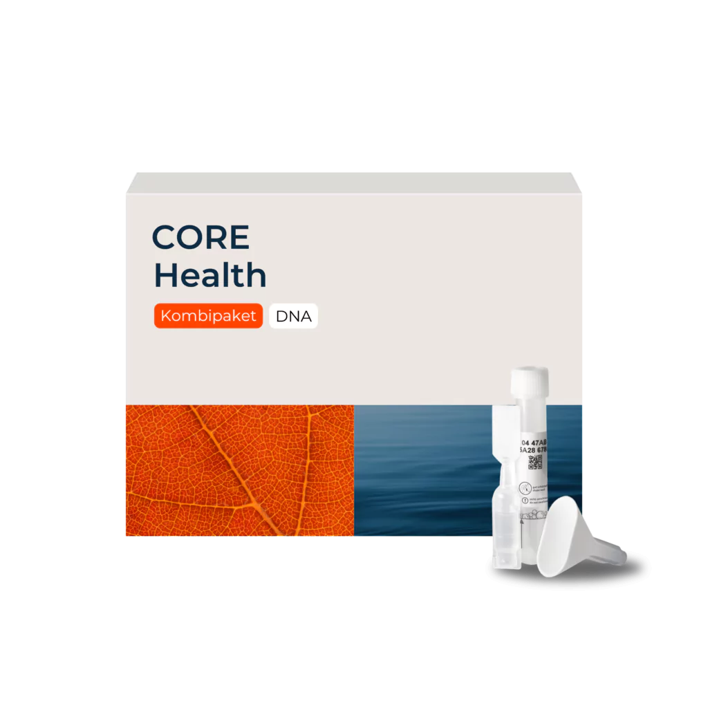 Bild eines DNA-Testkits des CORE Health Pakets