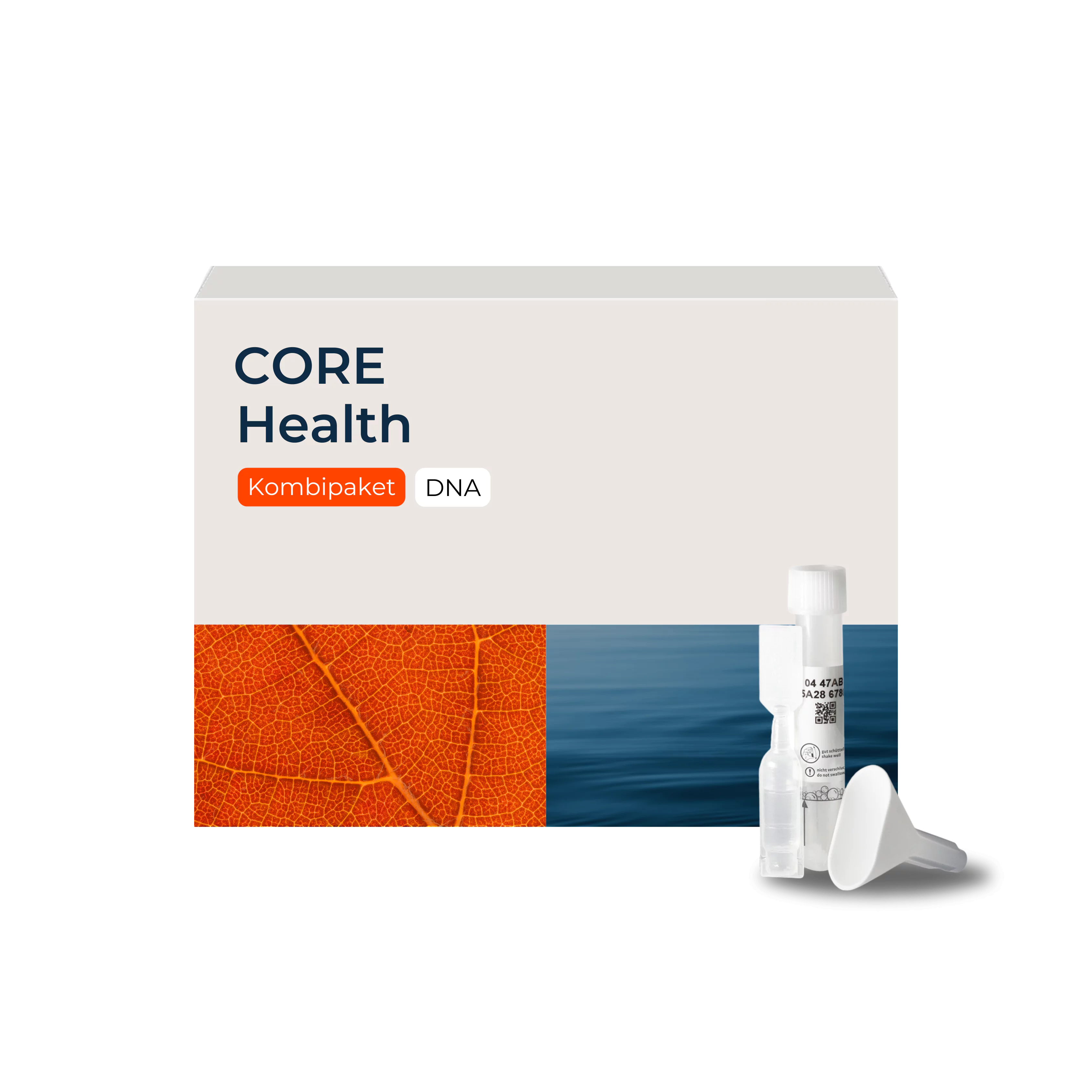 Bild eines DNA-Testkits des CORE Health Pakets